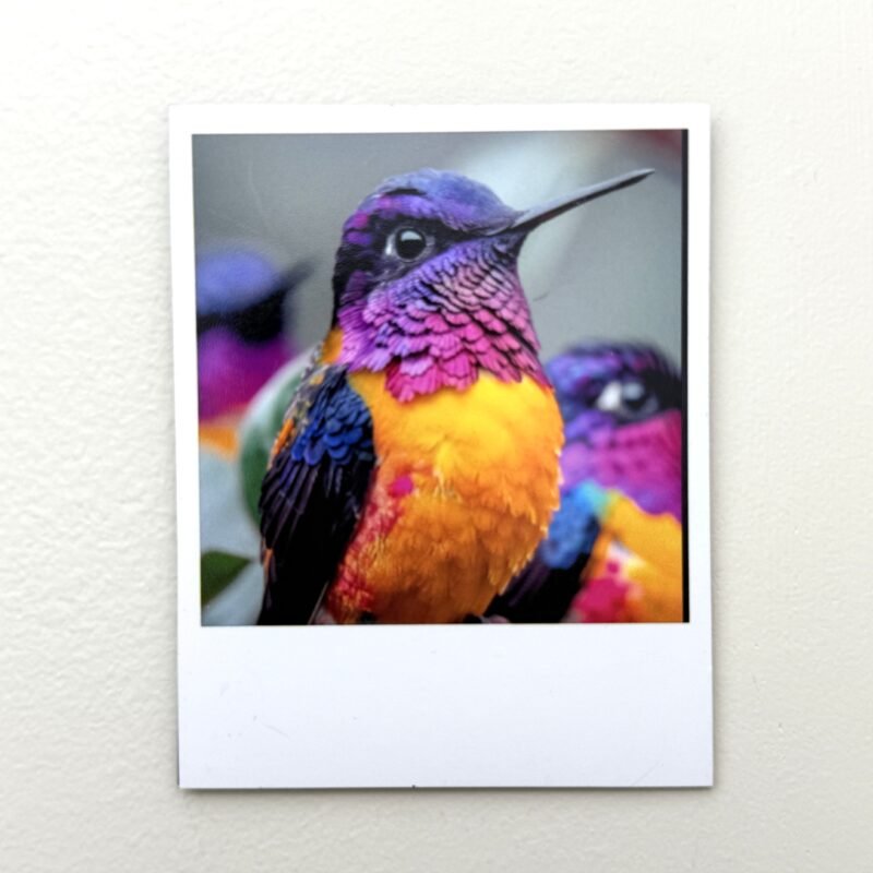 Retro Polaroid Style Photo Magnets